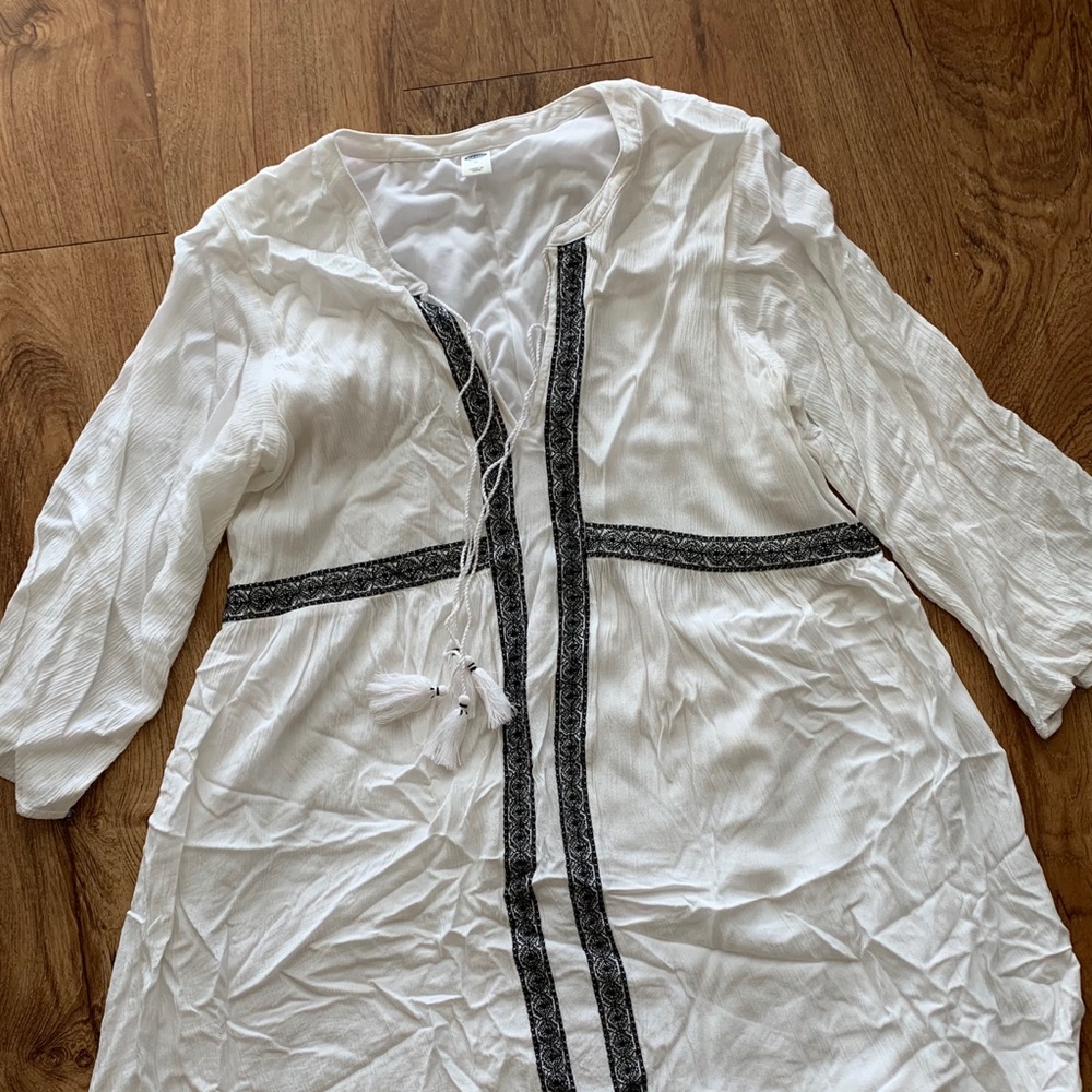 Flowy Peasant Dress